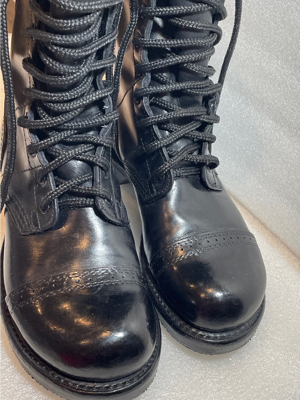Corcoran 1515 Original 10" Leather Jump Boots Black Size 7M Made in USA
